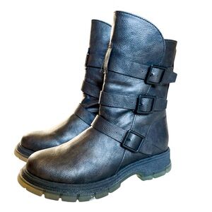 MIA Women's Seth Lug Sole Combat Boots Size 7 EUC